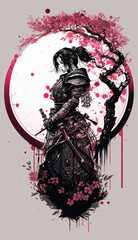 Japanies female samurai