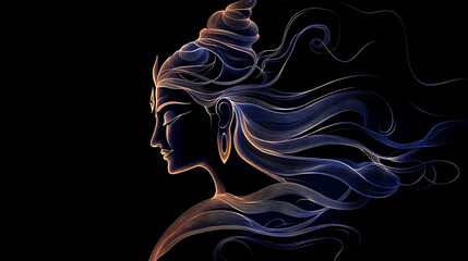 Shiva, wallpaper, the beloved god of health and wealth.