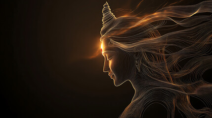 Shiva, wallpaper, the beloved god of health and wealth.