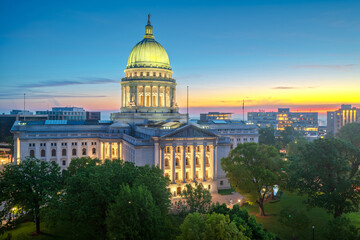 Madison, Wisconsin, USA State Capitol