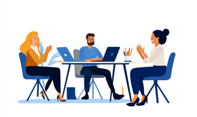 Collaboration in modern workspaces teamwork and creativity in action