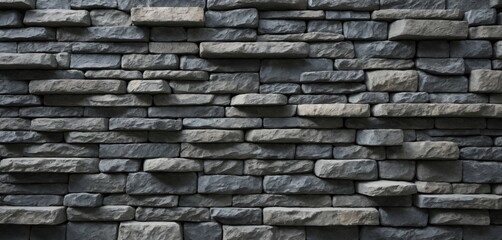 Fototapeta premium Dramatic Gray Stone Wall Contrast