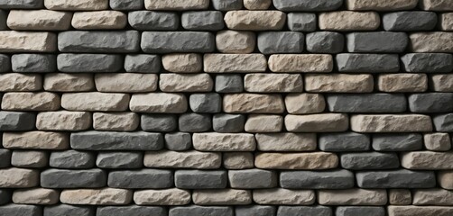 Obraz premium Industrial Gray Stone Wall Design