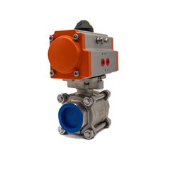 Valves for industrial processes, Pneumatica valves, Pneumatic actuatos