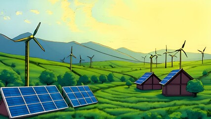 Renewable Energy Revolution: Transforming Homes with Solar Power and Wind Turbines for Sustainable Living
