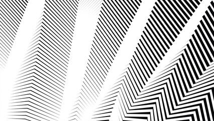 Black and white seamless zig zag pattern abstract background