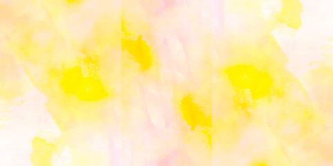 Abstract bright texture of pink in yellow paint background, Splash acrylic colorful background, beautiful watercolor background for your design, perfect for creative designs, artistic projects.	