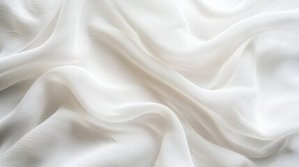 Obraz premium Subtle White Wave Patterns on Light Background