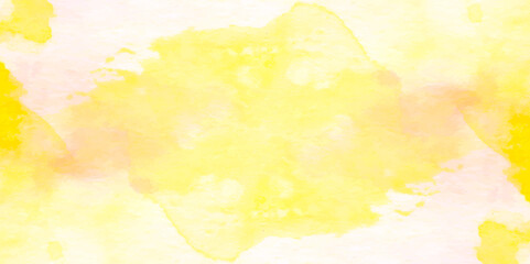 Obraz premium Abstract bright texture of pink in yellow paint background, Splash acrylic colorful background, beautiful watercolor background for your design, perfect for creative designs, artistic projects. 