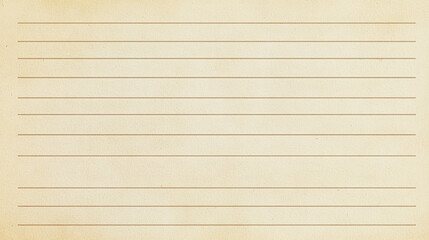 Obraz premium Vintage Lined Paper Texture Background Beige Notebook