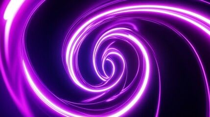 Neon light circle abstract background wallpaper