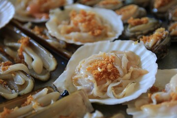 A Variety of Fresh Seafood Ready for Preparation