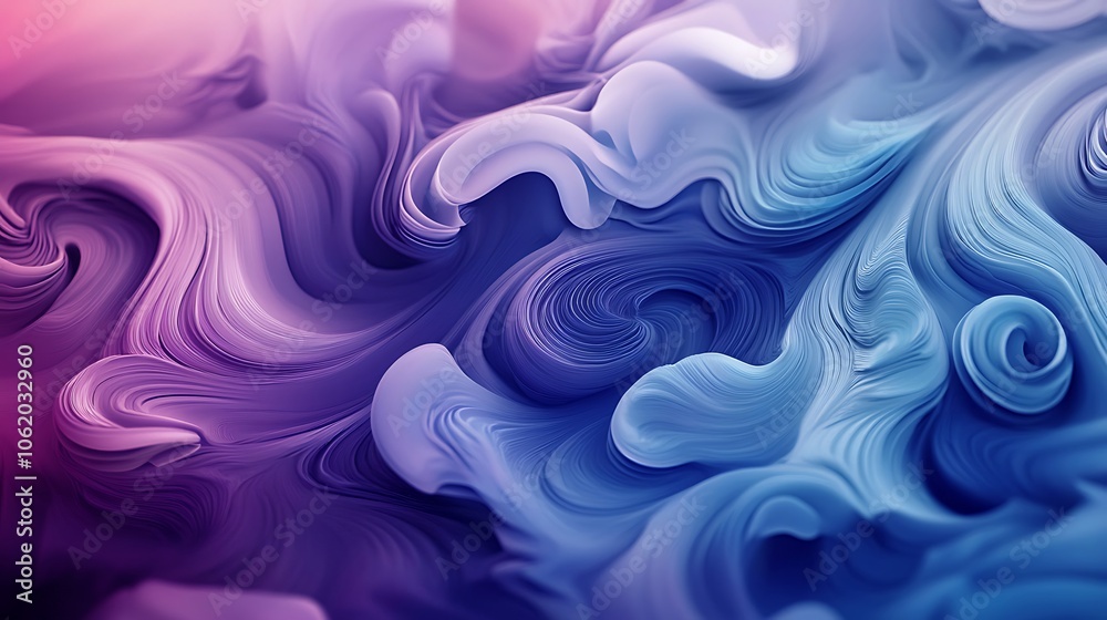 Wall mural abstract realistic swirl design background with rich color tones design