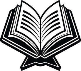 oppen holly quran book on white background