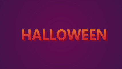 Helloween text effect style. Editable text effect theme halloween.