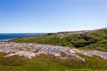 Stunning Coastal Landscape With Rugged Green Cliffs