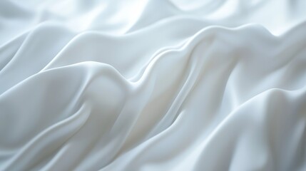 Obraz premium Elegant Smooth Wavy White Patterns Background