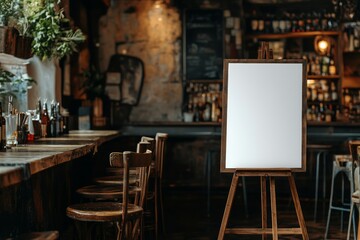 A realistic blank white welcome sign mockup