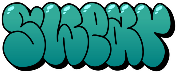 GRAFFITI DIGITAL VECTOR BOMBING THROW UP STOCK