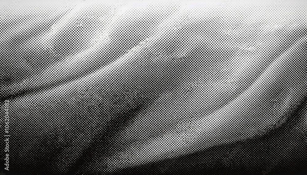 Poster Abstract Halftone Pattern Background with Gradual Gradient Effect from Light to Dark, Ideal for Pop Art, Graphic Design, and Retro Inspired Visuals in Advertising and Print Media