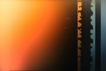 The background has a soft blurred texture with rainbow-colored light leaks against a black background with dust texture. Use this as an overlay or screen filter over photos.