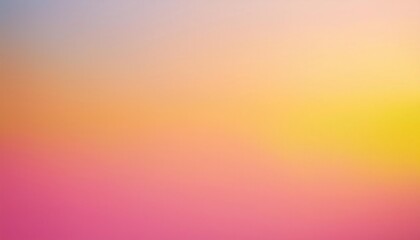 Naklejka premium Warm Pastel Gradient Background with Soft Blending of Pink, Yellow, and Orange Tones. Perfect for Modern Digital Design, Social Media Graphics, Branding, and Minimalist Aesthetic Projects