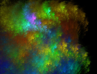 Naklejka premium Imaginatory fractal abstract background Image