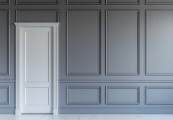 Grey Wall Doorway.