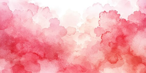 Fototapeta premium Abstract Watercolor Background with Red and Pink Hues