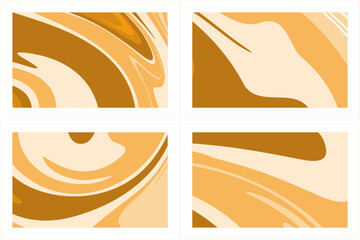 Fototapeta premium vector image of wood grain pattern cross-section, suitable for artistic designs with nature.