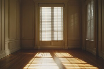 Light and Shadow in an Empty Elegant Room
