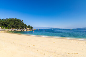 Praia da Mourisca, Bueu - Beluso near Bueu, Province of Pontevedra, Galicia, Spain