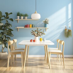 Dining Room Interior.