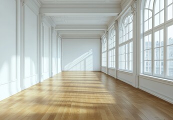 Empty Room with Windows.