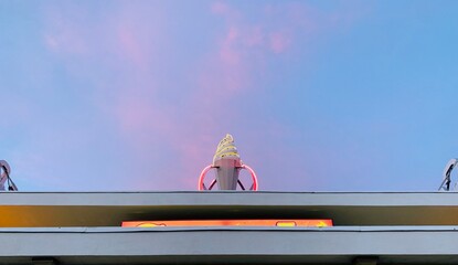 Vintage Neon Ice Cream Sign