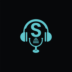 Audio Studio Logo With Letter S