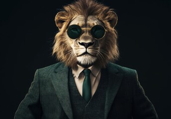 Lion in Suit.