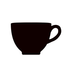 cup of hot coffee - vector icon