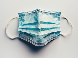 Medical protective face mask with filters, essential for infection control and personal hygiene.