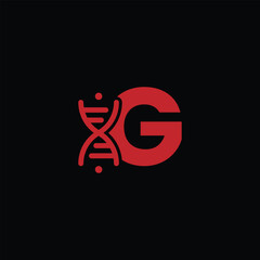 DNA Innovation Symbol With Letter G