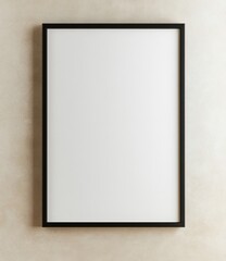 Blank Frame on Wall.