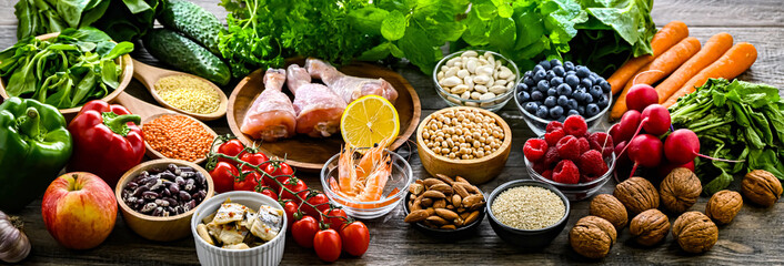 Food products representing the MIND diet