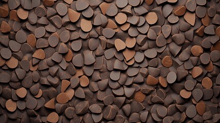 Sea of chocolate chips.