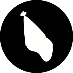 Happy birthday single vector icon