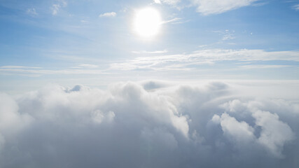 Fototapeta premium Heaven cloud sky sunny bright