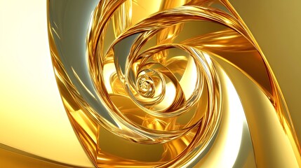 Golden spiral, shiny, shiny background, shiny golden swirls, shiny golden lines
