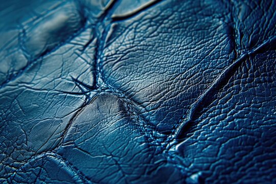 Surface of solidified water with cracking pattern.