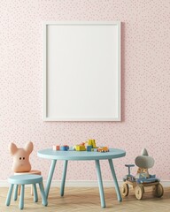 Kids Room Mockup.
