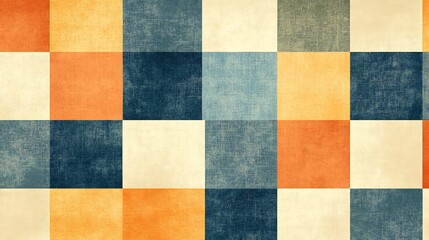 Fototapeta premium Colorful Playful Square Wallpaper Design