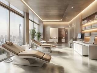 Fototapeta premium Modern Spa Interior.